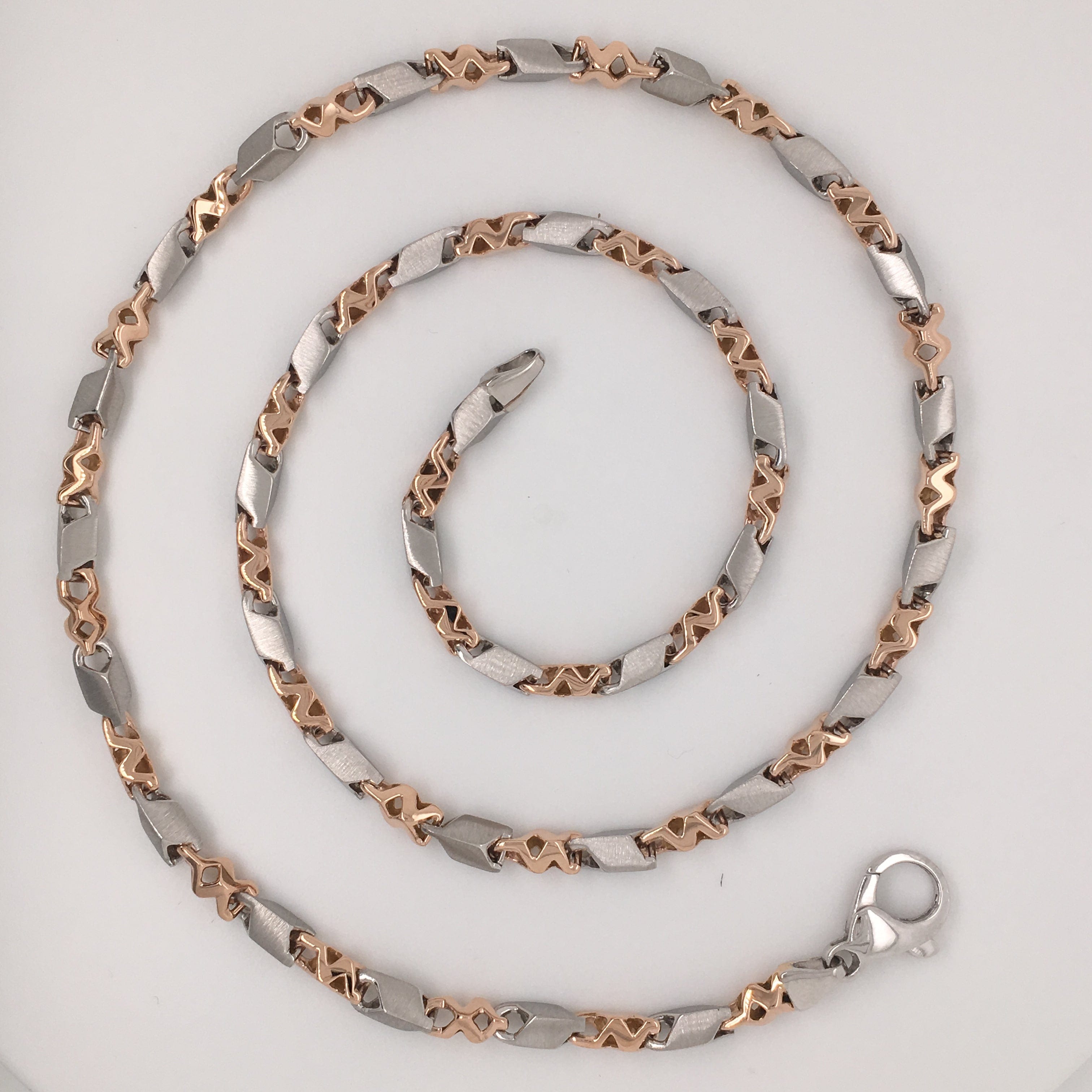 Mens platinum plated cuban chain bracelet with cz panther motif -